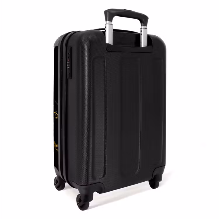 Valise - Marbre noir avec des nuances dorées — 5