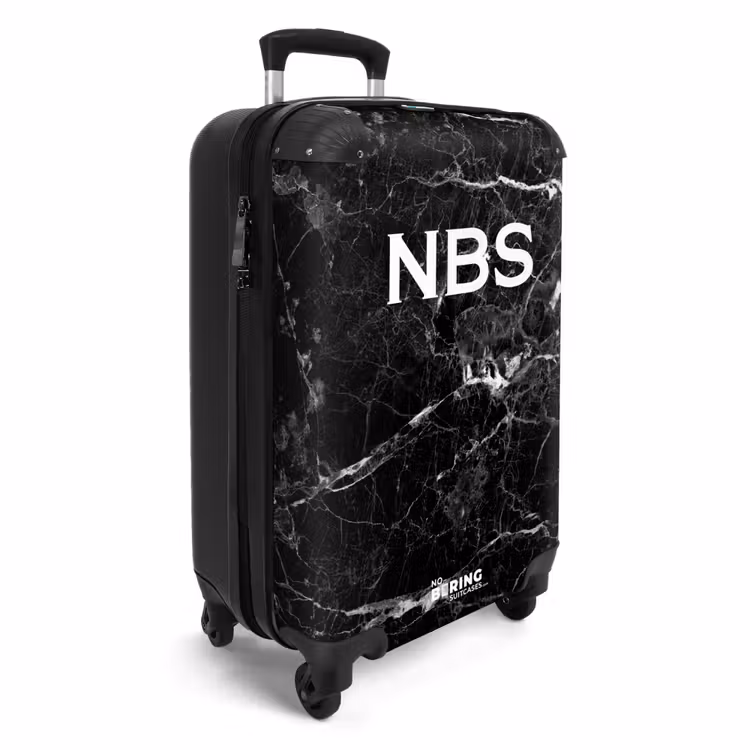 Valise -  Marbre noir avec des veines blanches — 4