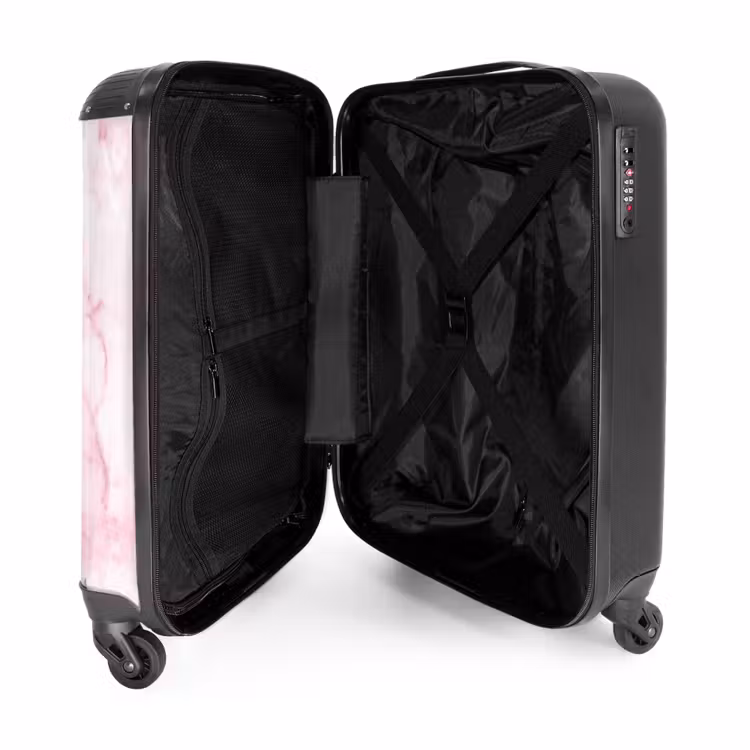 Valise -  Marbre rose avec du blanc — 2