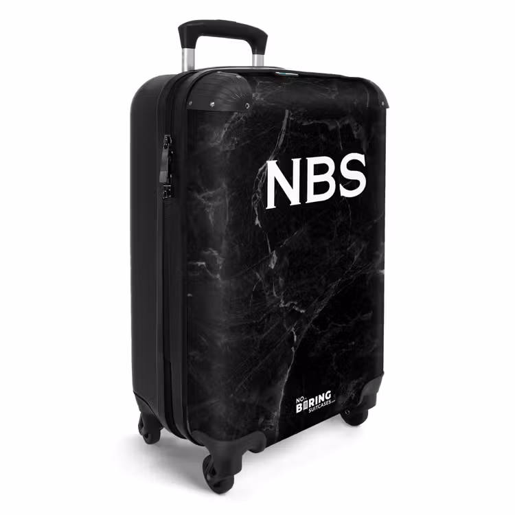 Valise - Motif marbre noir et blanc — 4