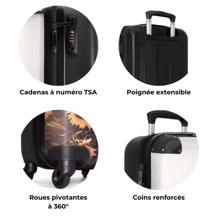 Valise -  Paysage de champ de tournesols — 7