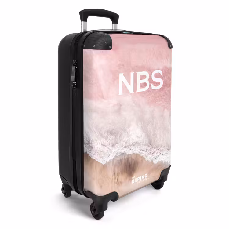 Valise - Plage avec mer rose — 4