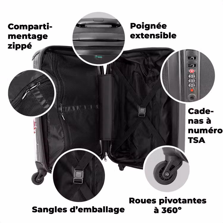 Valise -  Cheval de parade pastel — 3