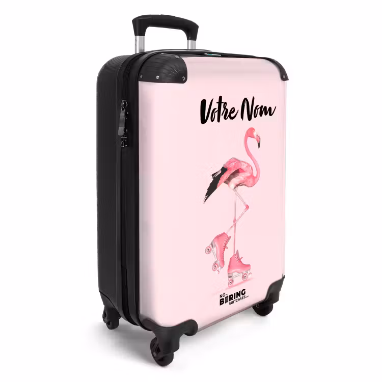 Valise -  Flamant rose patineur — 2