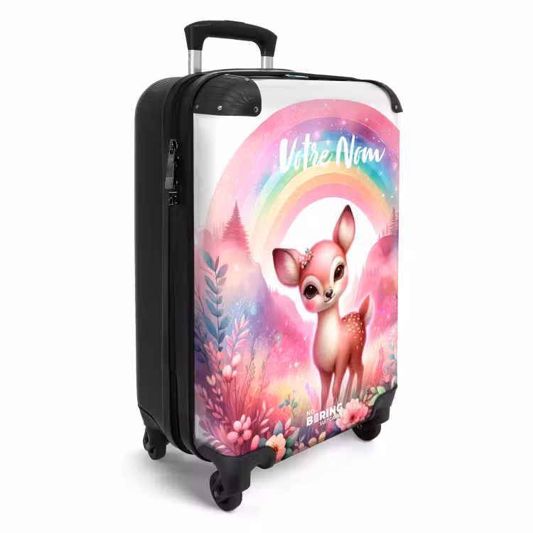Valise - Petit chevreuil rose — 2