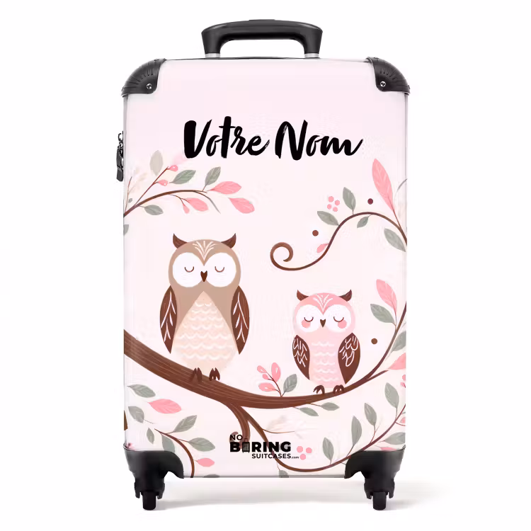 Valise - Petits hiboux endormis — 1