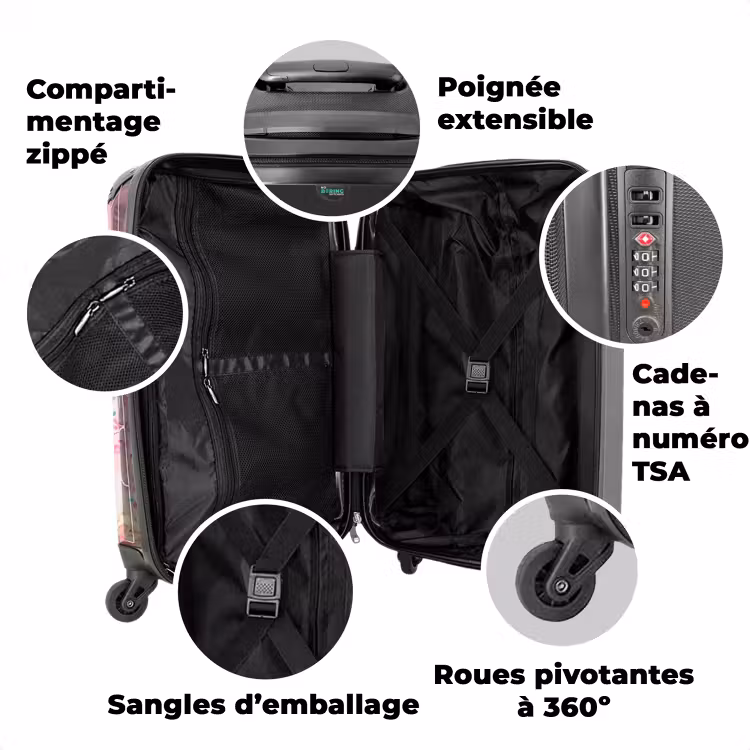 Valise -  Rubis rose — 3