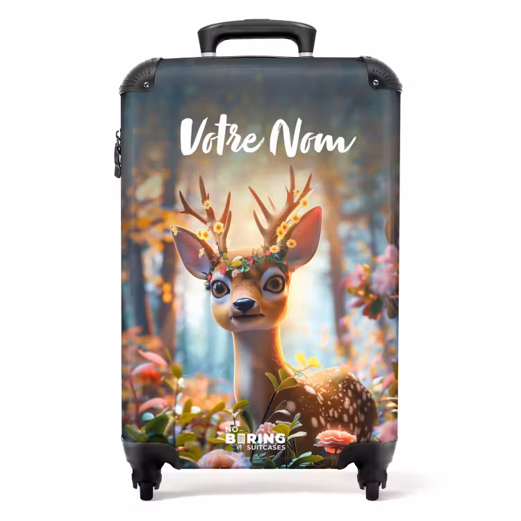 Valise - Bohème cerf fleuri — 1