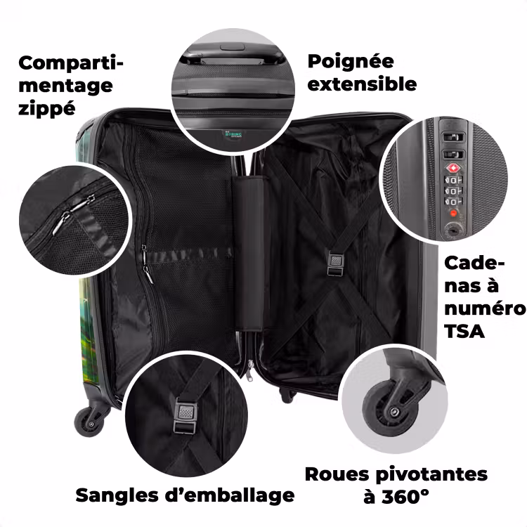 Valise - Monstertruck citron lumineux — 3