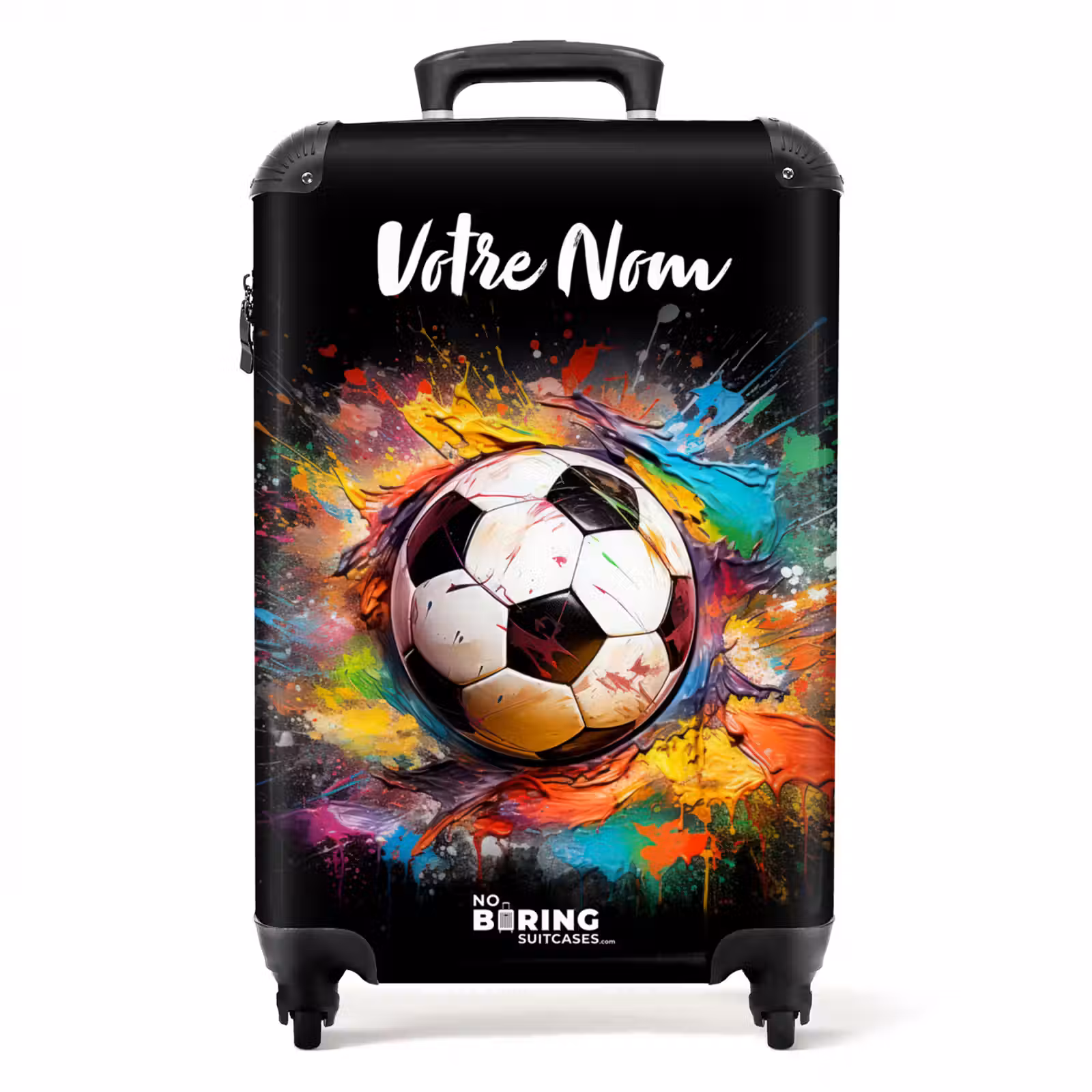 Valise - Football éclaboussé de peinture — 1