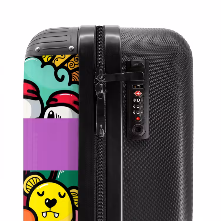 Valise avec nom - Amis drôles — 5