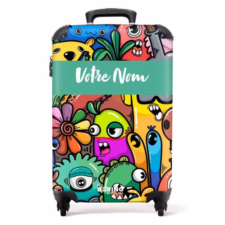 Valise avec nom - Amis freaky — 1
