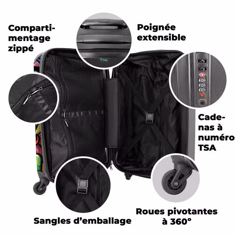 Valise avec nom - Créatures merveilleuses — 3