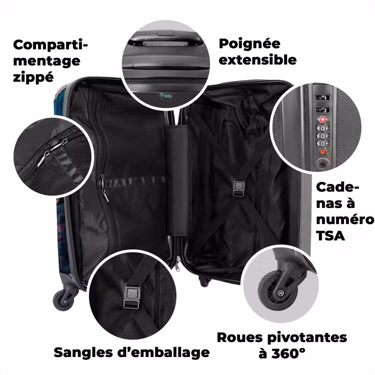 Valise - Fleurs de papillon — 3