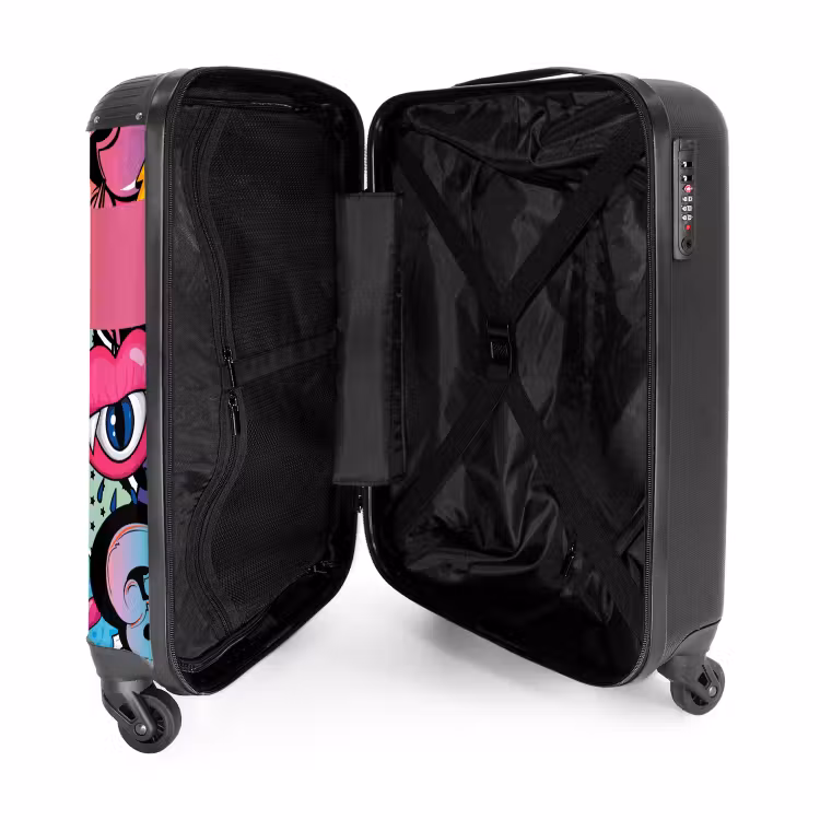 Valise avec nom - Graffiti girly — 4