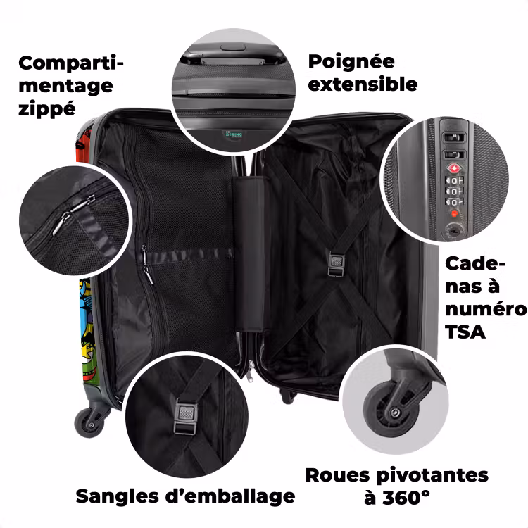Valise avec nom - Légion loufoque — 3