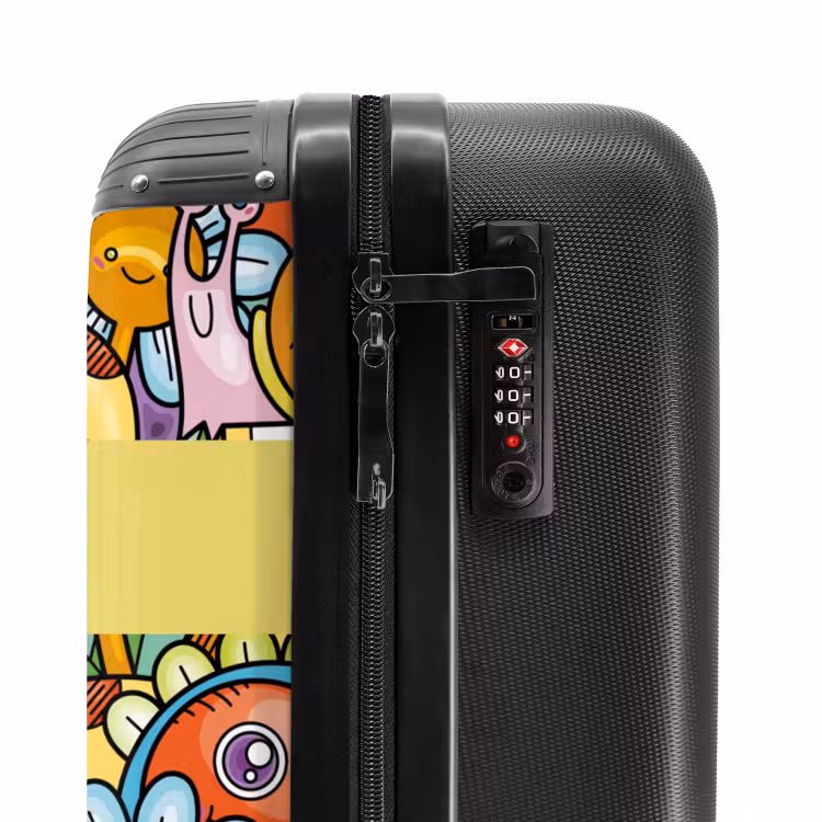 Valise avec nom - Monstres étranges — 5