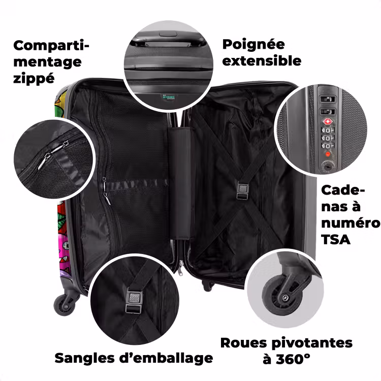 Valise avec nom - Monstres fous — 3