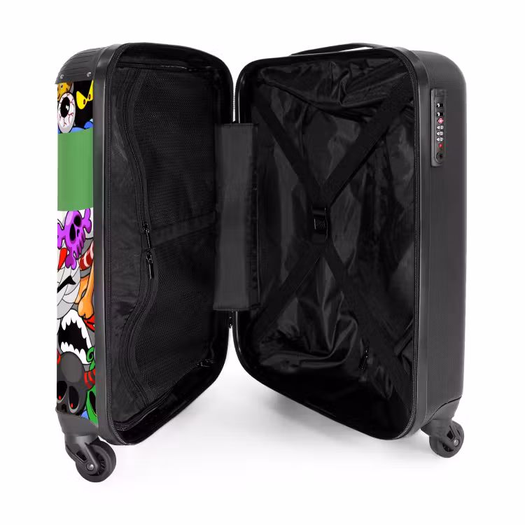 Valise avec nom - Monstres marrants — 4
