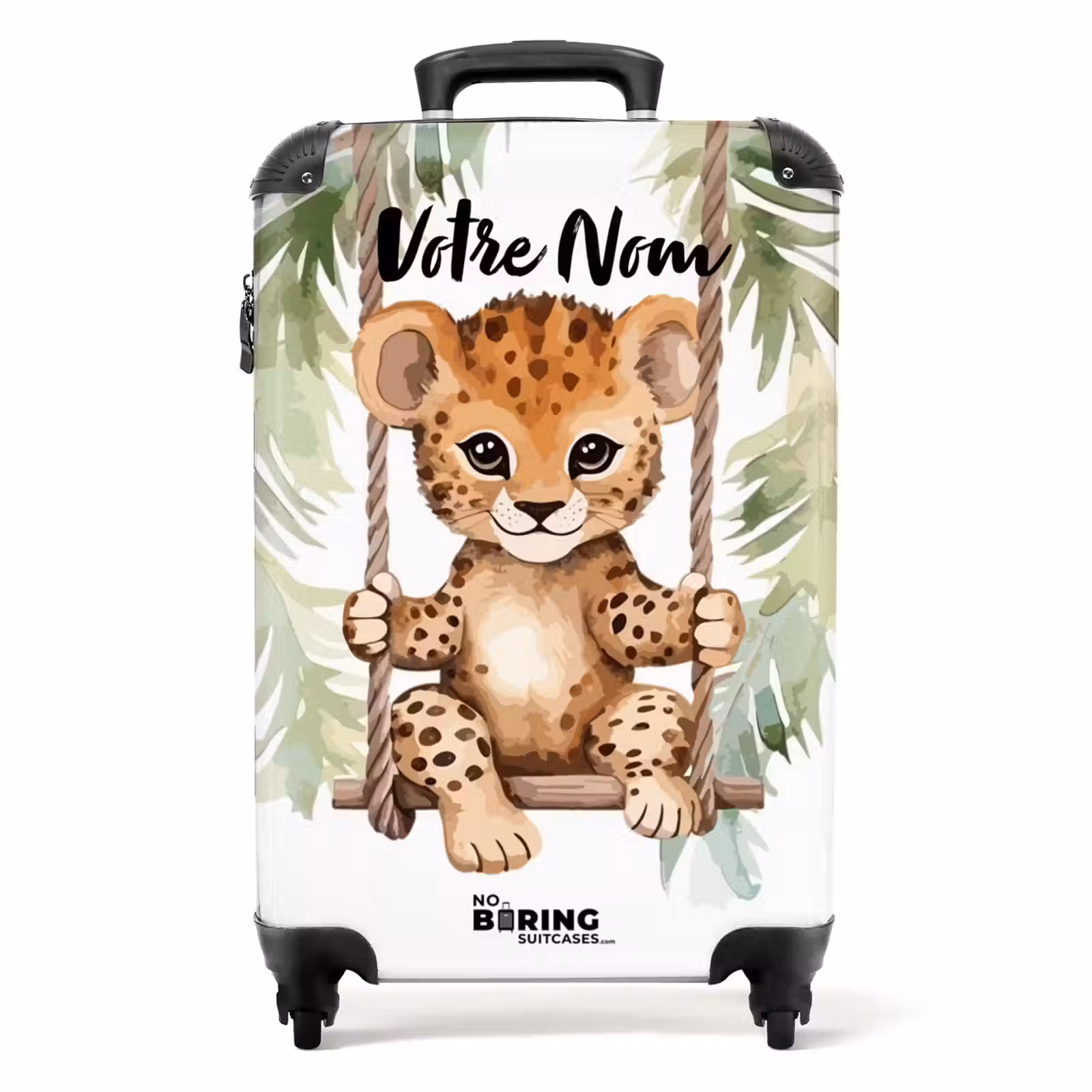 Valise avec nom - Léonard le léopard — 1