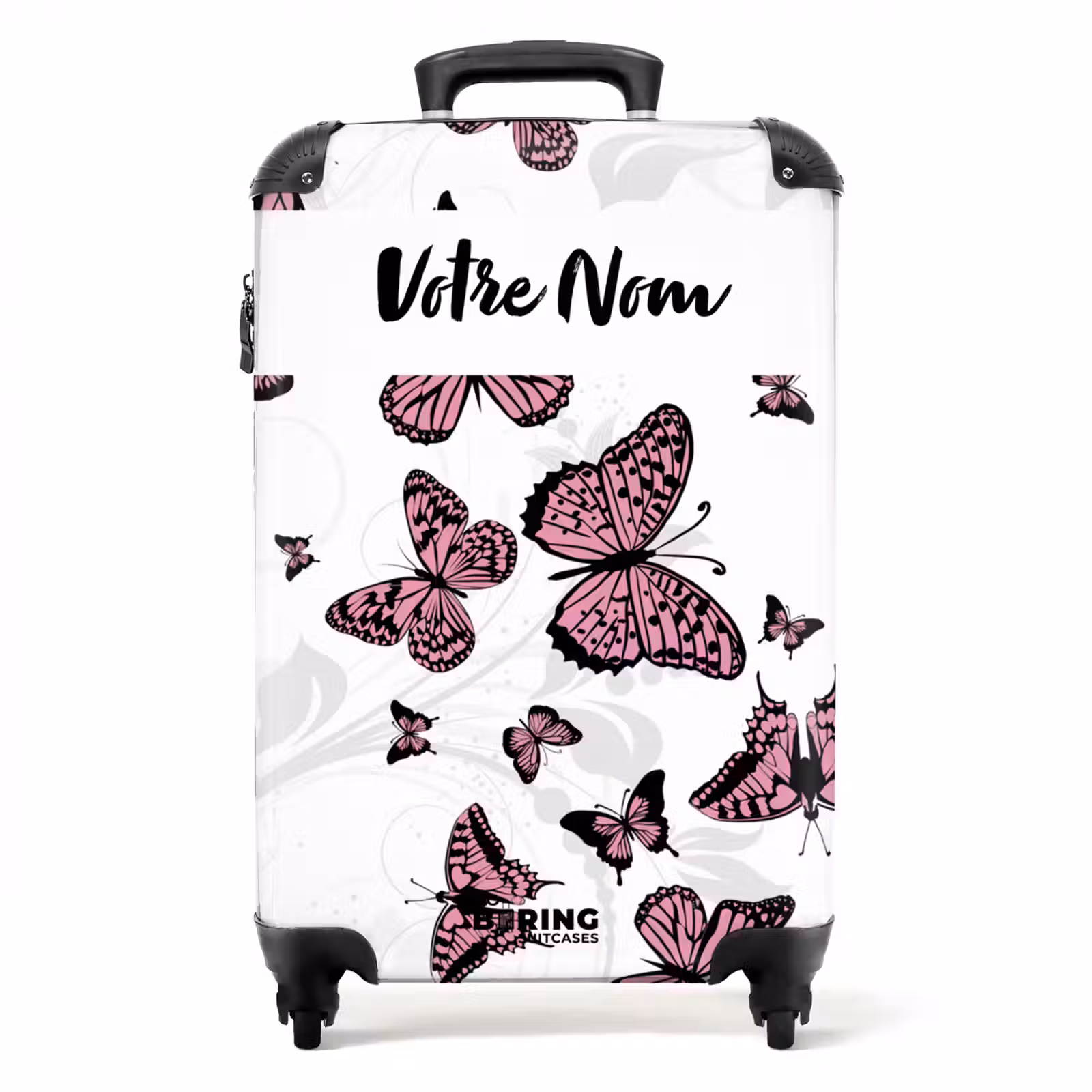 Valise avec nom - Mer de papillons — 1