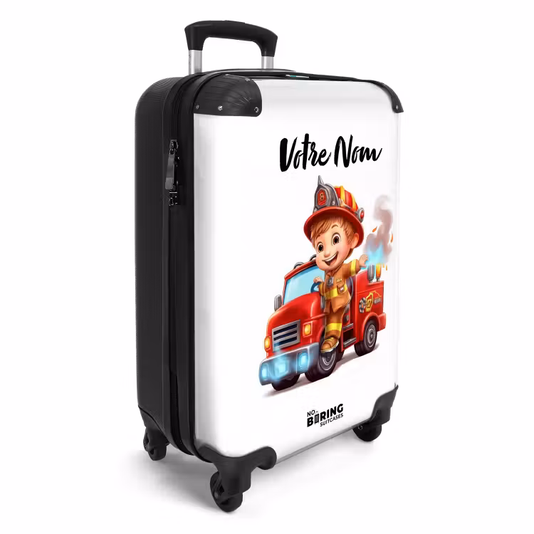 Valise avec nom - Benoît le pompier — 2