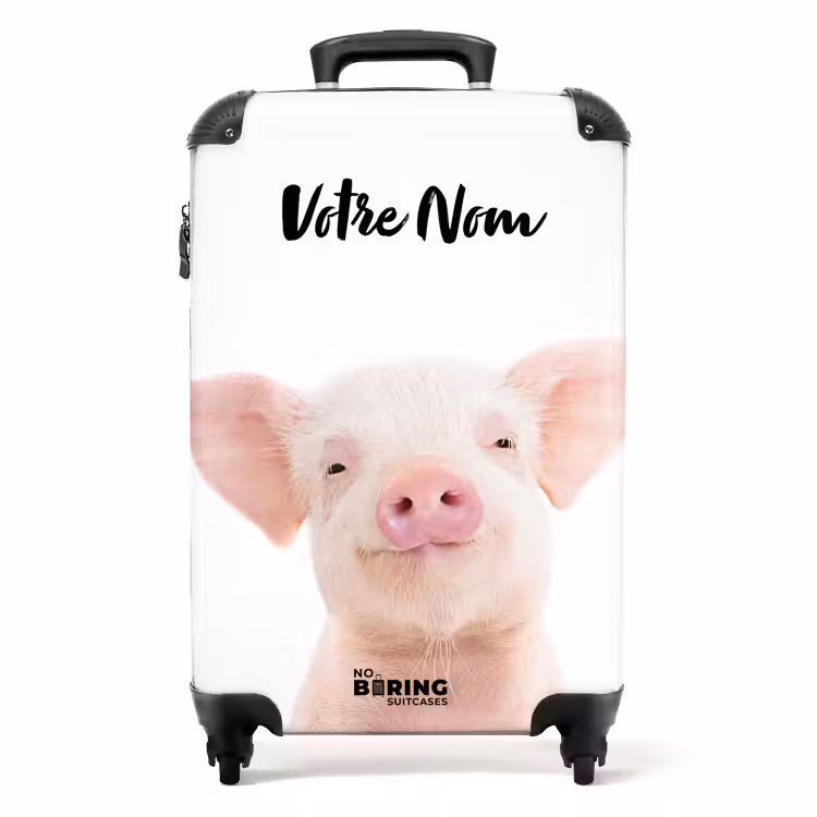 Valise avec nom - Bruno le cochon — 1