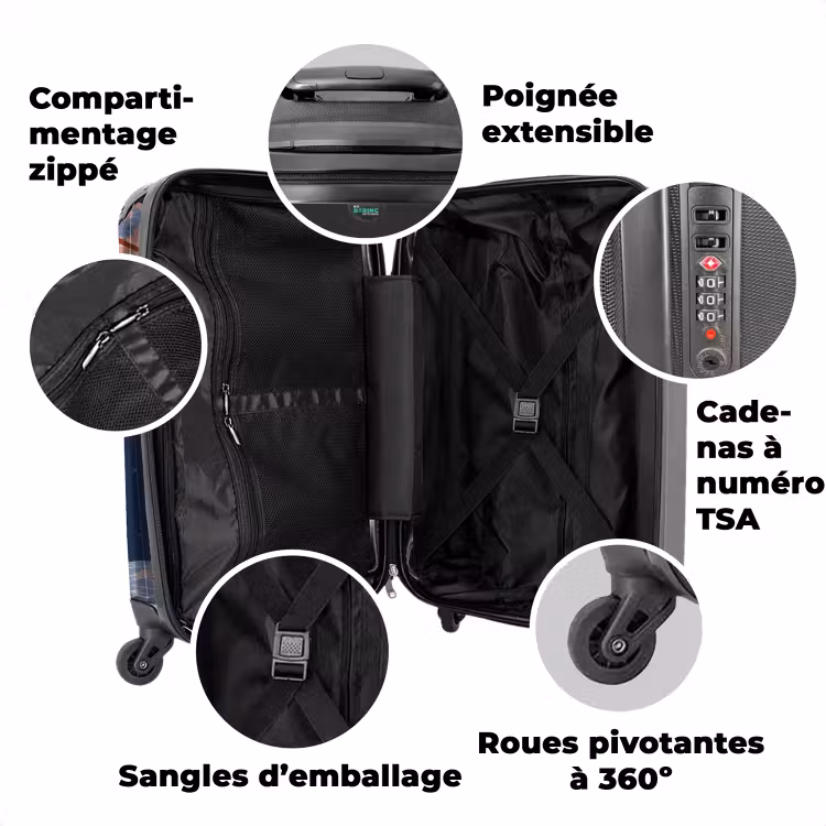 Valise avec nom - Caravane cosmique — 3