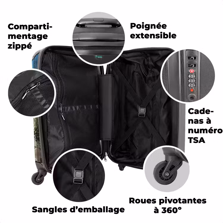 Valise avec nom - Didier dino — 3