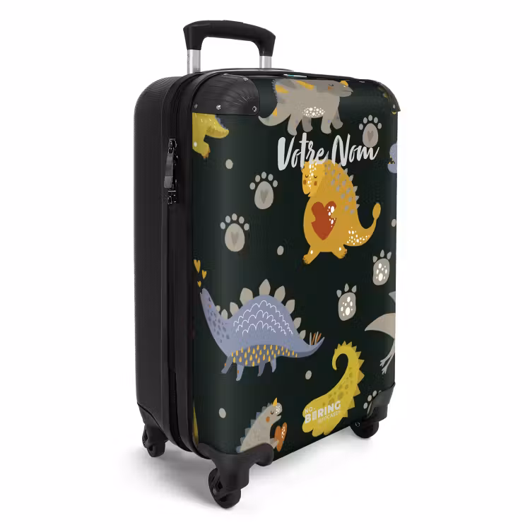 Valise avec nom - Dino affectueux — 2