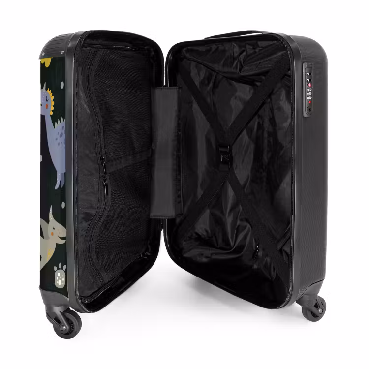 Valise avec nom - Dino affectueux — 4