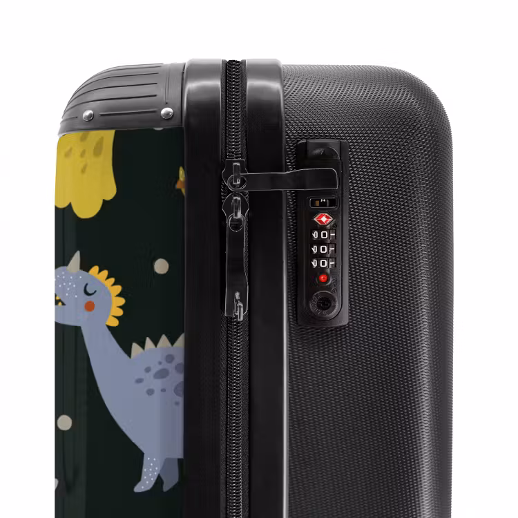 Valise avec nom - Dino affectueux — 5