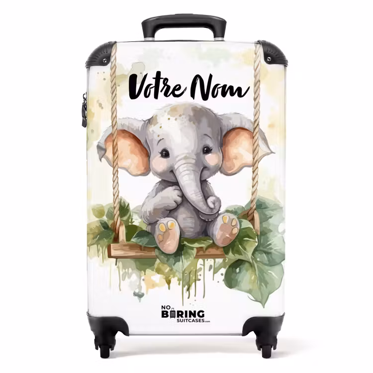 Valise avec nom - Emmanuel l'éléphant — 1