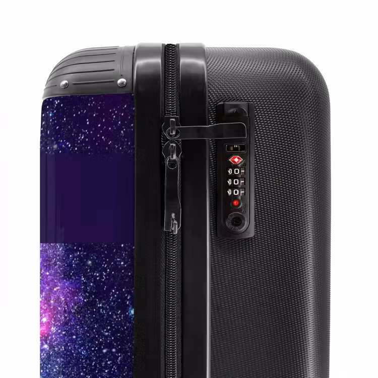 Valise avec nom - Explosion de couleurs cosmiques — 5