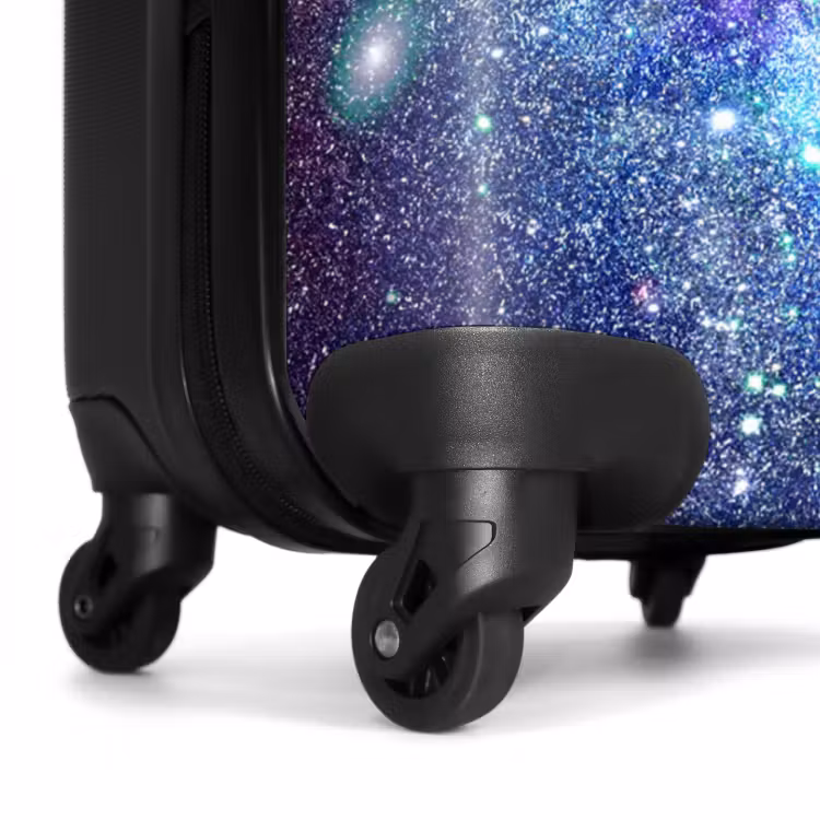 Valise avec nom - Explosion de couleurs cosmiques — 6