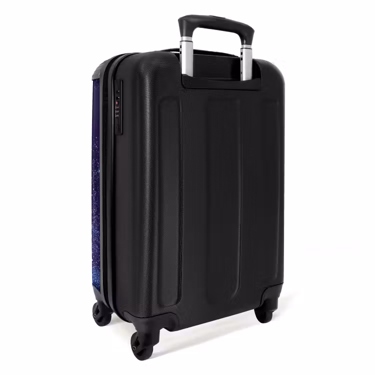 Valise avec nom - Explosion de couleurs cosmiques — 7
