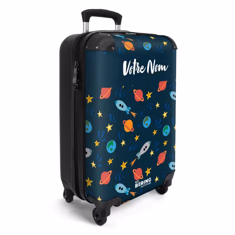 Valise avec nom - Fusées spatiales — 2
