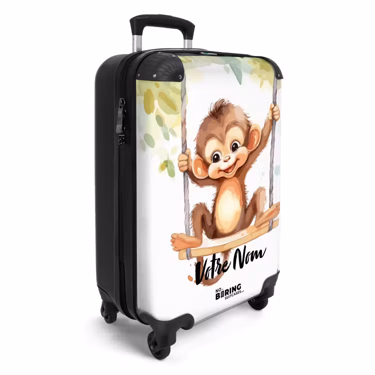 Valise avec nom - Grand singe à bascule — 2