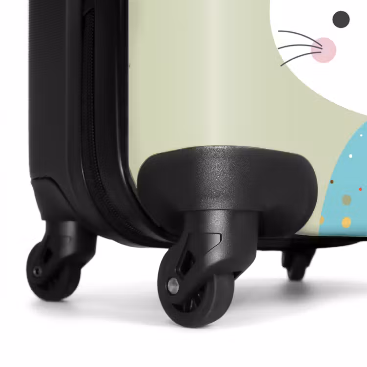 Valise avec nom - Hippie lapin — 6