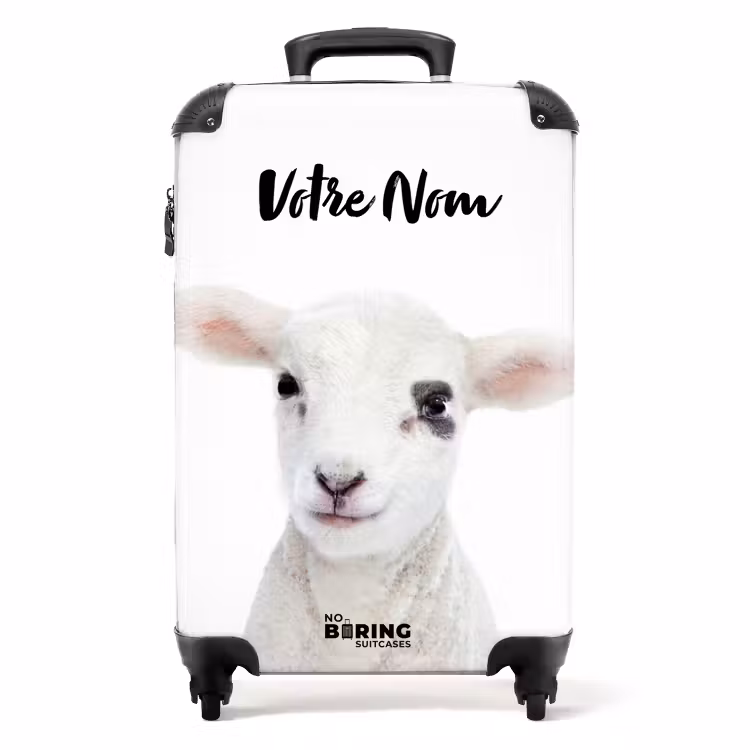 Valise avec nom - Lambert l'agneau — 1