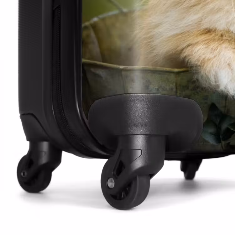 Valise avec nom - Lapin en pot de fleurs — 6