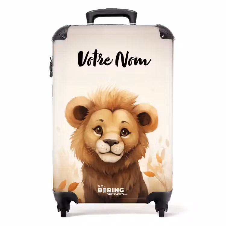 Valise avec nom - Léon le lion — 1