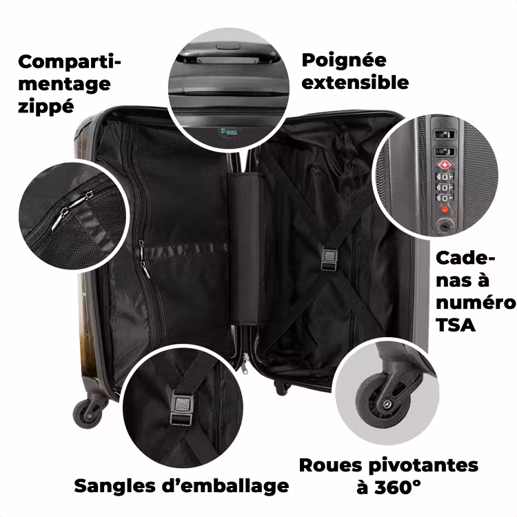Valise avec nom - Léon le lion — 3