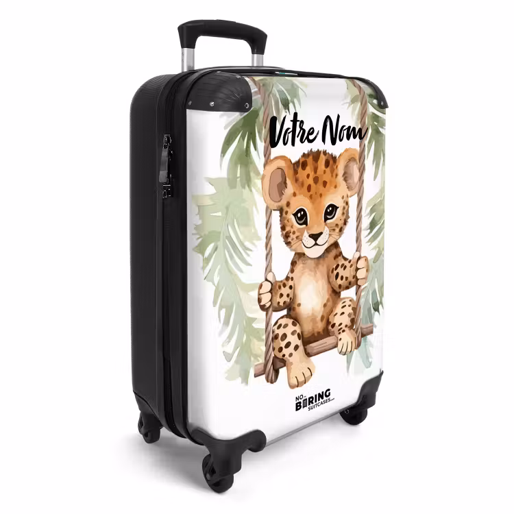 Valise avec nom - Léonard le léopard — 2