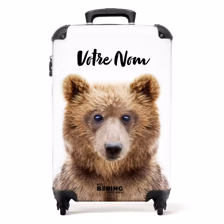 Valise avec nom - Louis l'ours — 1