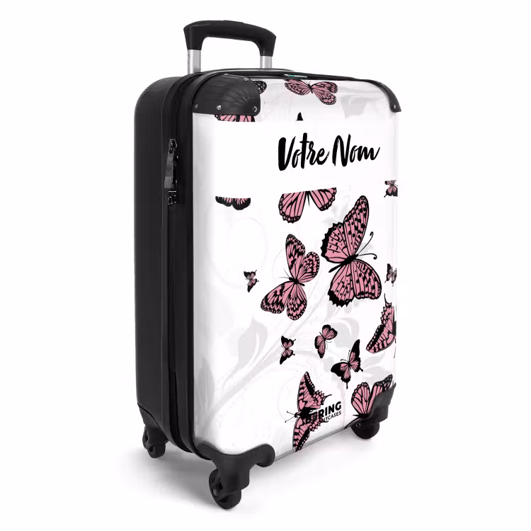 Valise avec nom - Mer de papillons — 2