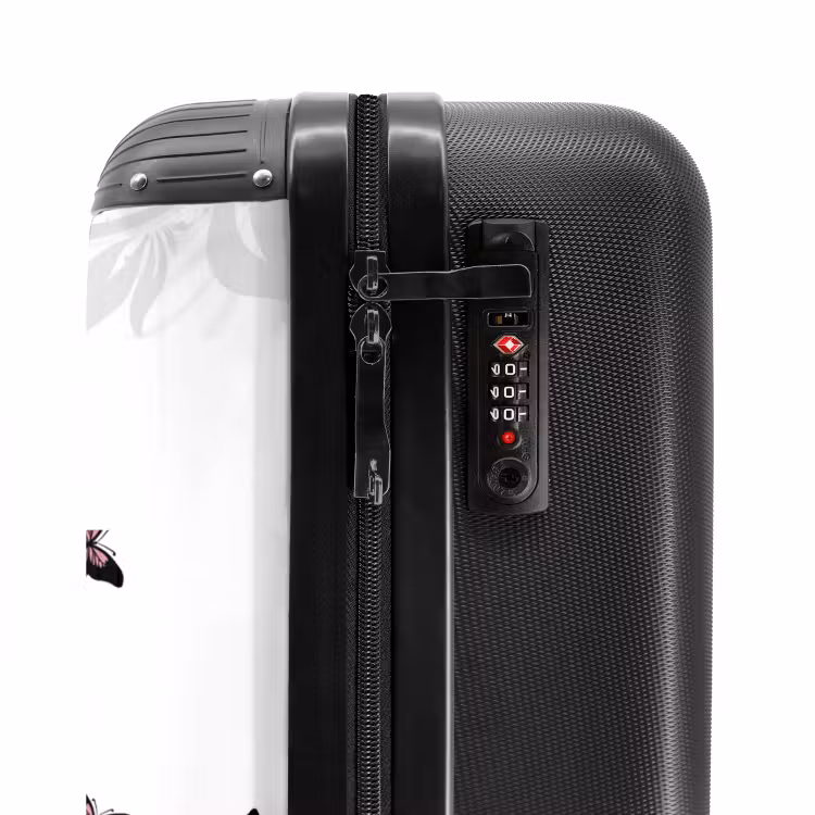 Valise avec nom - Mer de papillons — 5