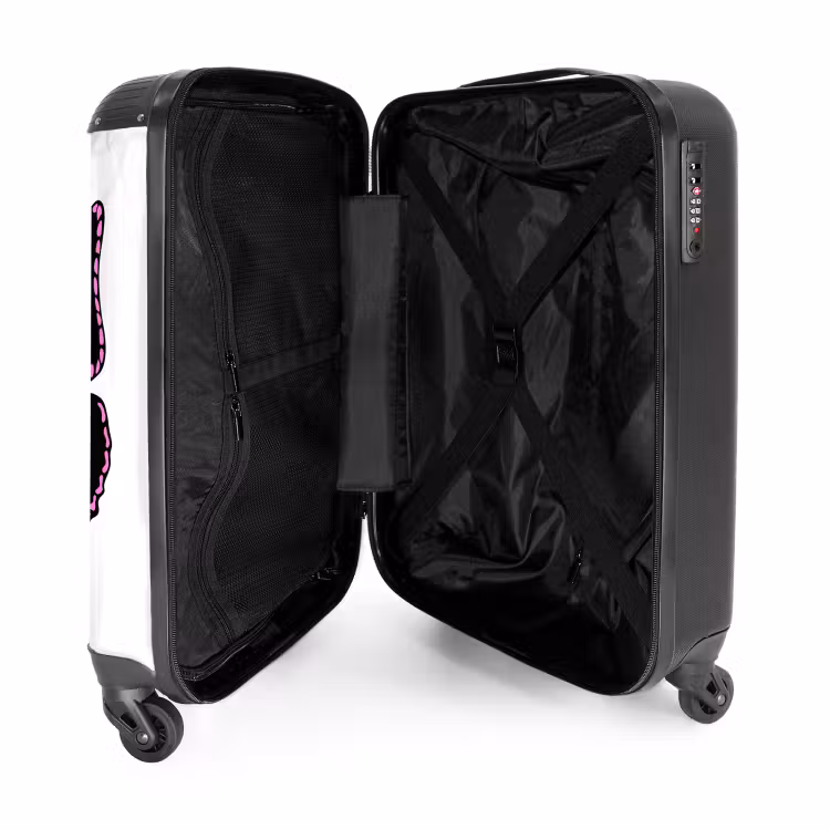 Valise avec nom - Monarque magenta — 4