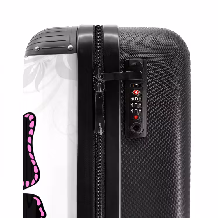 Valise avec nom - Monarque magenta — 5