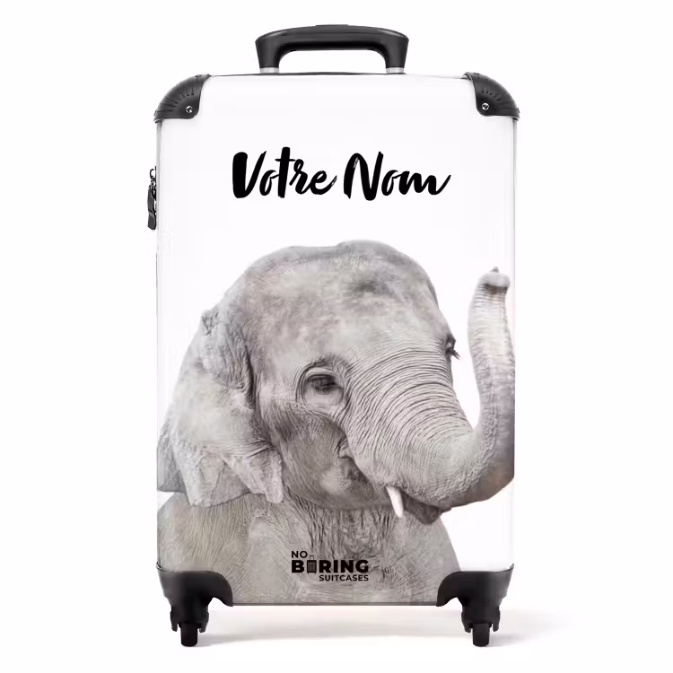 Valise avec nom - Olivier l'éléphant — 1
